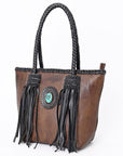 American Darling Hair On Genuine Leather Women Bag Western Handbag Purse