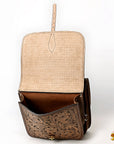 Hilason Western Horse Leather Saddle Bag Heavyduty Traditional Trail Ride