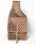 Hilason Western Horse Leather Saddle Bag Heavyduty Traditional Trail Ride