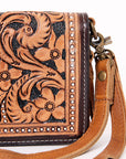 SKBM101F Ohlay Western Genuine Leather Hand Tooled Women Organiser Bags