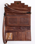 American Darling Hand Tooled Genuine Leather Women Bag Western Handbag Purse