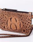 American Darling Crocodile Embossed Genuine Leather Women Bag Western Handbag Purse