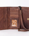American Darling Wallet Hand Tooled Genuine Leather women bag western handbag purse