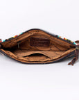 American Darling Wristlet Hair on Genuine Leather Western Women Bag | Handbag Purse | Women Wristlet | Wristlet Wristlet | Travel Wristlet | Leather Wristlet | Clutch Wristlet