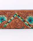 American Darling Clutch Hand Tooled Genuine Leather Women Bag Western Handbag Purse