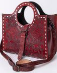American Darling Tote Hand Tooled Genuine Leather Western Women Bag Handbag Purse | Western Tote Bag | Travel Tote Bags | College Tote Bag | Casual Tote Bag