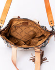 American Darling Tote Saddle Blanket Genuine Leather Women Bag Western Handbag Purse