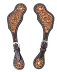 Durable Handcrafted PremiumLeather Spur Straps For Women Western Riding Show Rodeo
