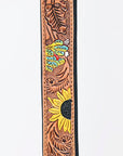 HILASON Western Genuine Leather Heavy Duty Hand Painted Dog Collar