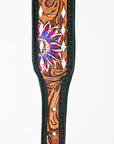 HILASON Western Genuine Leather Heavy Duty Hand Painted Dog Collar