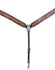 COMFYTACK Western Horse Headstall Breast Collar Tack Genuine American Leather