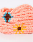 American Darling ADWSX106 Hand braided Wool strand Crossbody Handle Strap For Bags