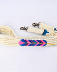 American Darling ADWSX112 Hand braided Wool strand Crossbody Handle Strap For Bags