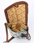 ADBG1073 American Darling Chaps Bag Hand Tooled Hair-On Genuine Leather women bag western handbag purse