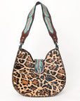American Darling Hobo Hand Tooled Hair-On Genuine Leather women bag western handbag purse