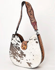 American Darling Hobo Hand Tooled Hair-On Genuine Leather women bag western handbag purse