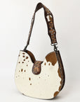 American Darling Hobo Hand Tooled Hair-On Genuine Leather women bag western handbag purse