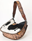 American Darling Hobo Hand Tooled Hair-On Genuine Leather women bag western handbag purse