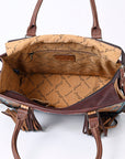 American Darling Briefcase Hand Tooled Saddle Blanket Genuine Leather women bag western handbag purse
