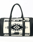 American Darling Women's Duffel Bag Western Hair On Genuine Leather Handbag and Ladies Purse