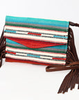 ADBGS178BH American Darling Saddle Blanket Genuine Leather Women Bag Western Handbag Purse