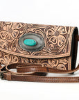 American Darling Wallet Hand Tooled Genuine Leather women bag western handbag purse