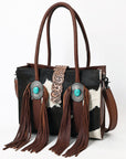 American Darling ADBG1091A Tote Hair-On Genuine Leather women bag western handbag purse