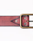 American Darling ADBLF197-L Genuine American Leather Belt Men and Women