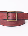 American Darling ADBLF197-L Genuine American Leather Belt Men and Women
