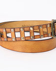American Darling Full Grain Genuine American Leather Belt Men and Women