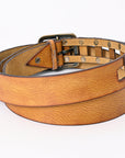 American Darling Full Grain Genuine American Leather Belt Men and Women