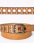 American Darling Full Grain Genuine American Leather Belt Men and Women