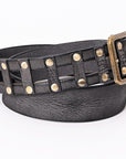 American Darling Full Grain Genuine American Leather Belt Men and Women