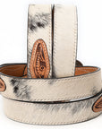 American Darling ADBLF202-L Beautifully Hand Tooled Hair-On Genuine American Leather Belt Men and Women