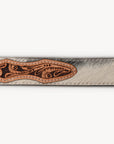 American Darling ADBLF202-L Beautifully Hand Tooled Hair-On Genuine American Leather Belt Men and Women