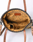 ADBG1111 American Darling Tote Saddle Blanket Genuine Leather women bag western handbag purse