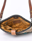 ADBG1112 American Darling Cross Body Saddle Blanket Genuine Leather women bag western handbag purse