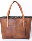 American Darling ADBG1113 Tote Saddle Blanket Genuine Leather women bag western handbag purse