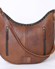 American Darling ADBG1121 Hobo Hobo Saddle Blanket Genuine Leather Women Bag Western Handbag Purse
