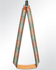 American Darling Hand Tooled Genuine Leather Crossbody Handle Strap For Bags