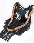 American Darling Hobo Hair On Genuine Leather Women Bag Western Handbag Purse