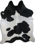 Premium Handcrafted Cowhide Rug With Hair On Leather Finish For Contemporary Living