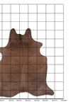 8 Ft X 7 Ft Genuine Brazilian Cowhide Skin Rug by Hilason | Hair-On Leather Home Décor Carpet