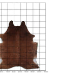8 Ft X 7 Ft Genuine Brazilian Cowhide Skin Rug by Hilason | Hair-On Leather Home Décor Carpet