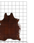 8 Ft X 6 Ft Genuine Brazilian Cowhide Skin Rug by Hilason | Hair-On Leather Home Décor Carpet