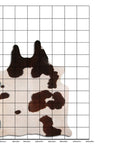 Premium Handcrafted Cowhide Rug With Hair On Leather Finish For Contemporary Living