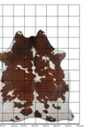 Genuine Brazilian Cowhide Rug 8.5 By 7.5 Feet Hair On Leather Decor
