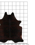 8.5 Ft X 7 Ft Genuine Brazilian Cowhide Skin Rug by Hilason | Hair-On Leather Home Décor Carpet