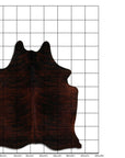 Genuine Brazilian Cowhide Rug 8.5 By 7.5 Feet Hair On Leather Decor