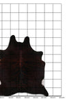 7.5 Ft X 6.5 Ft Genuine Brazilian Cowhide Skin Rug by Hilason | Hair-On Leather Home Décor Carpet